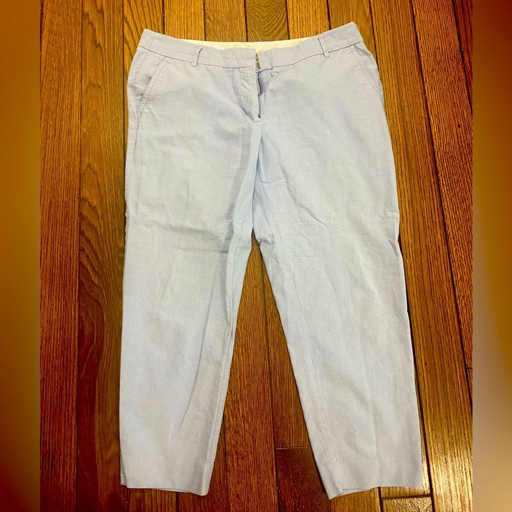 SZ 12 J CREW LIGHT BLUE PANTS